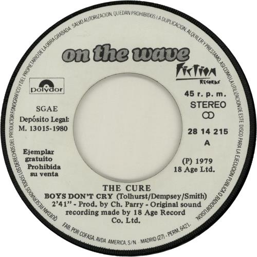 The Cure / Boys Don't Cry LPレコード The Cure – Boys Don't Cry – Vinyl (LP, Album), 1980 [r625276